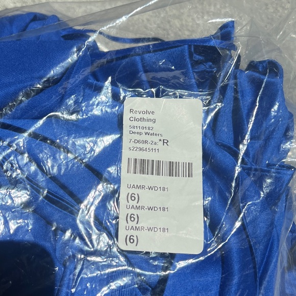 AMUR Judah Scallop Pleated Dress in Deep Waters - Picture 8 of 8